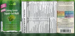 Label for Women's Living Green Liquid-Gel Multi