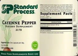 Label for Cayenne Pepper