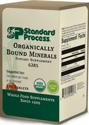 Label for Organically Bound Minerals