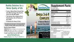 Label for Omega 3-6-9 Complete