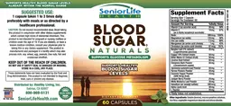 Label for Blood Sugar Naturals