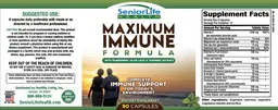 Label for Maximum Immune Formula