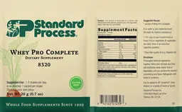 Label for Whey Pro Complete