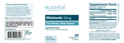 Label for Melatonin 10 mg