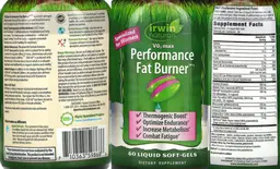Label for VO2 Max Performance Fat Burner