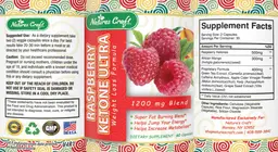 Label for Raspberry Ketone Ultra
