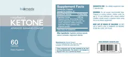 Label for Raspberry Ketone