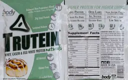 Label for Trutein Naturals CinnaBun