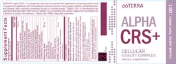 Label for Alpha CRS+ Cellular Vitality Complex