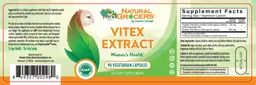 Label for Vitex Extract