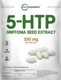 Label for 5-HTP Griffonia Seed Extract 200 mg
