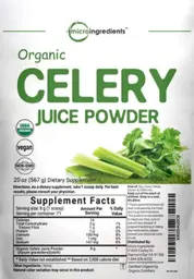 Label for Celery Juice Powder