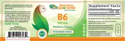 Label for B6 100 mg