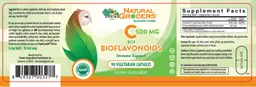 Label for C 500 mg with Bioflavonoids