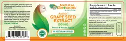 Label for Activin Grape Seed Extract 100 mg