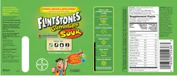 Label for Flintstones Sour Gummies Complete