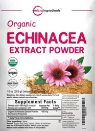 Label for Organic Echinacea Extract Powder