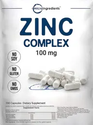 Label for Zinc Complex 100 mg