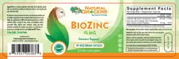 Label for BioZinc 15 mg