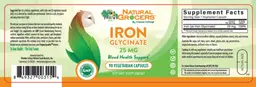Label for Iron Glycinate 25 mg