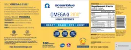 Label for Omega-3 2100 Natural Orange Flavor