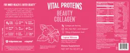 Label for Beauty Collagen Tropical Hibiscus
