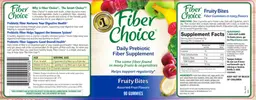 Label for Fiber Choice Daily Prebiotic Fruity Bites