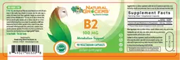 Label for B2 100 mg