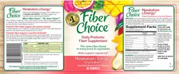 Label for Metabolism & Energy Fruity Bites