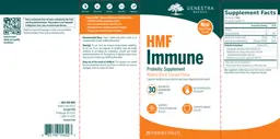 Label for HMF Immune Natural Black Currant Flavor