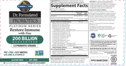 Platinum Series Restore Immune with Zinc
