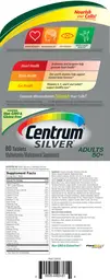 Label for Centrum Silver Adults 50+
