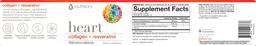 Label for Heart Collagen + Resveratrol