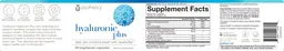 Label for Hyaluronic Plus