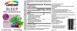 Label for Centrum Sleep
