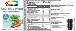 Label for Centrum Stress & Mood