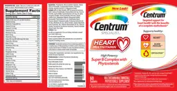 Label for Centrum Specialist Heart Multivitamin