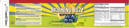 Label for Morning Buzz Sport Blueberry Lemonade