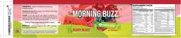 Label for Morning Buzz Berry Blast