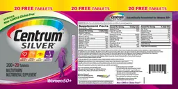 Label for Centrum Silver Women 50+