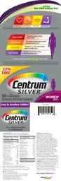 Label for Centrum Silver Women 50+