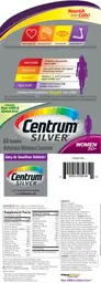 Label for Centrum Silver Women 50+