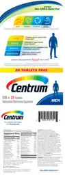 Label for Centrum Men