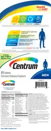 Label for Centrum Men
