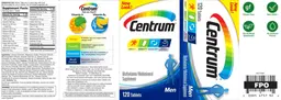 Label for Centrum Men
