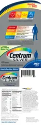 Label for Centrum Silver Men 50+