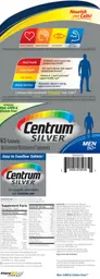 Label for Centrum Silver Men 50+