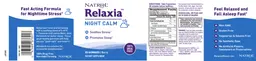 Label for Relaxia Night Calm Berry