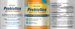 Label for Probiotics Immune Support