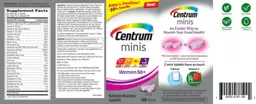 Label for Centrum Minis Women 50+